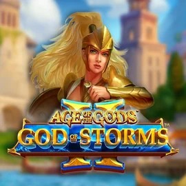 Age Of The Gods: God Of Storms 2 logo by Playtech at Luckera Casino