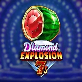 Diamond Explosion 7s online game logo by RubyPlay on luckera-casino.eu.com