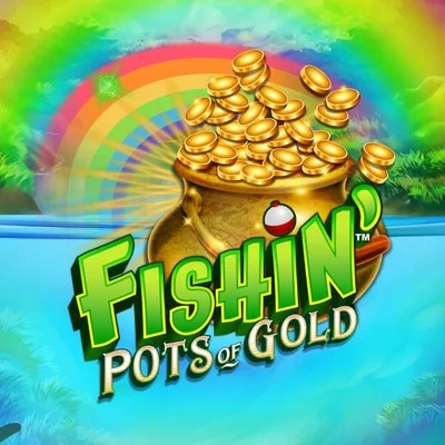 Fishin Pots Of Gold logo by Gameburger Studios Luckera Casino