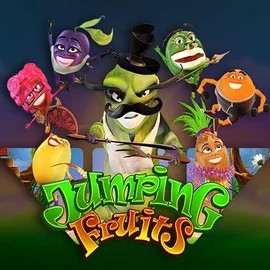 Jumping Fruits by Wazdan, showcased at luckera-casino.eu.com – game logo