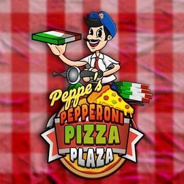 Official Slots logo: Peppe’s Pepperoni Pizza Plaza by Pragmatic Play at Luckera Casino