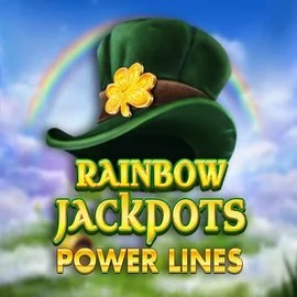 Rainbow Jackpots Power Lines by Red Tiger Gaming, showcased at luckera-casino.eu.com – game logo