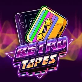 Retro Tapes online game logo by Push Gaming on luckera-casino.eu.com