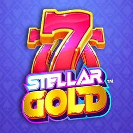Stellar Gold slot logo by Snowborn Games at Luckera Casino