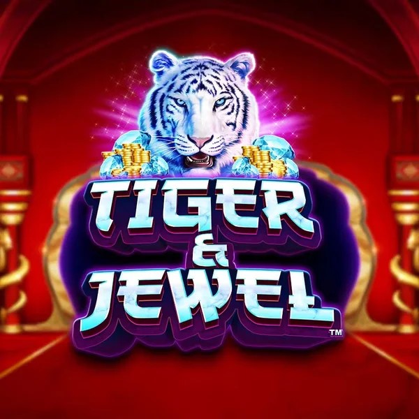 Slots logo of Tiger and Jewel from Greentube at Luckera Casino
