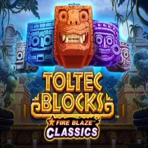 Fire Blaze: Toltec Blocks game by Rarestone Gaming – logo hosted on Luckera Casino