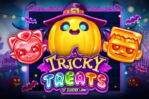 Tricky Treats by Push Gaming, showcased at luckera-casino.eu.com – game logo