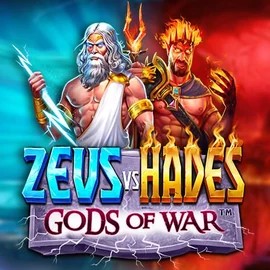 Zeus vs Hades: Gods of War slot logo by Pragmatic Play at Luckera Casino